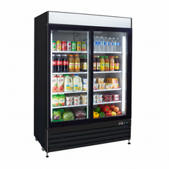 55'' EFI  2 Swing Glass Door Cooler 43.5 Cu.Ft. C2-54GDVC