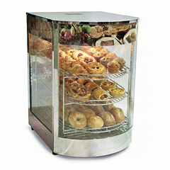 14" Omcan Curved Glass Display Warmer 21829