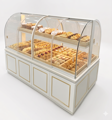 Alaska Line 55'' Pastry Dry Display Case HIT-01B