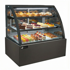 71'' EFI Curved Glass Refrigerated Display Case 21.5 Cu.Ft - CGCM-7147