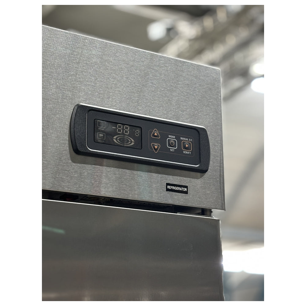 55'' CHEF Double Solid Door Stainless Steel Cooler 46.1 Cu.Ft., LRSR2-H