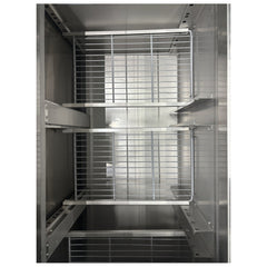 71'' CHEF Refrigerated Salad Prep Table with Curved Sneeze Guard GN-3100SALGC