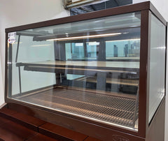 36'' Wooden Curved Glass Display Cooler Used FOR01705