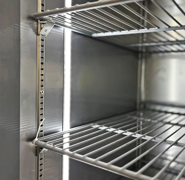 55" Alaska-Line Reach in 2 Glass Door Freezer 50 Cu.Ft HIT-408