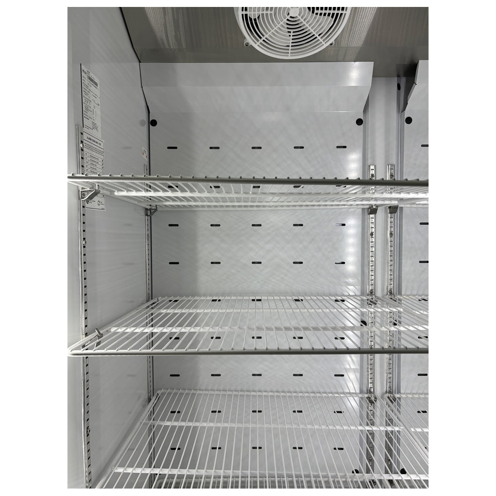 54" Pro-Kold Double Glass Door Display Freezer 32 Cu.Ft.   DURF-32W