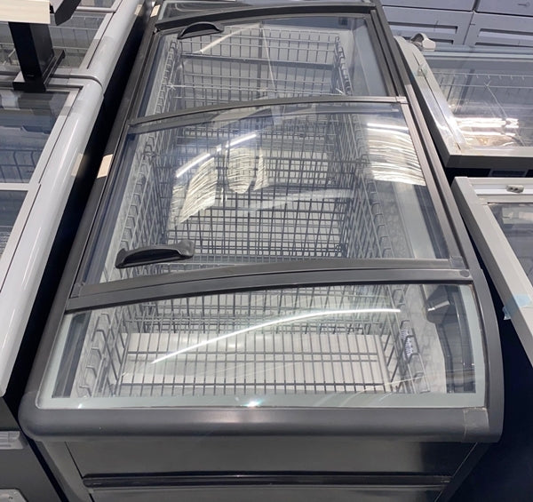 99'' CHEF Combined Island Freezer End Unit With Sliding Glass Top CQS-25L