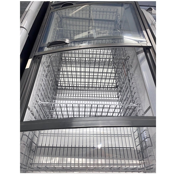 99'' CHEF Combined Island Freezer End Unit With Sliding Glass Top CQS-25L