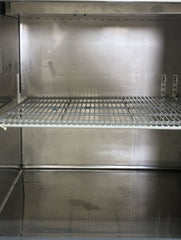 92" CHEF Three Solid Door Pizza Prep Table Used FOR02315