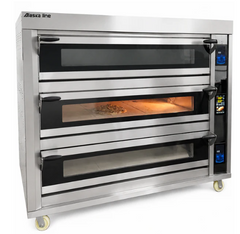 Alaska Line 48.8'' Three Deck Electric Oven with Steam Injection HIT-436
