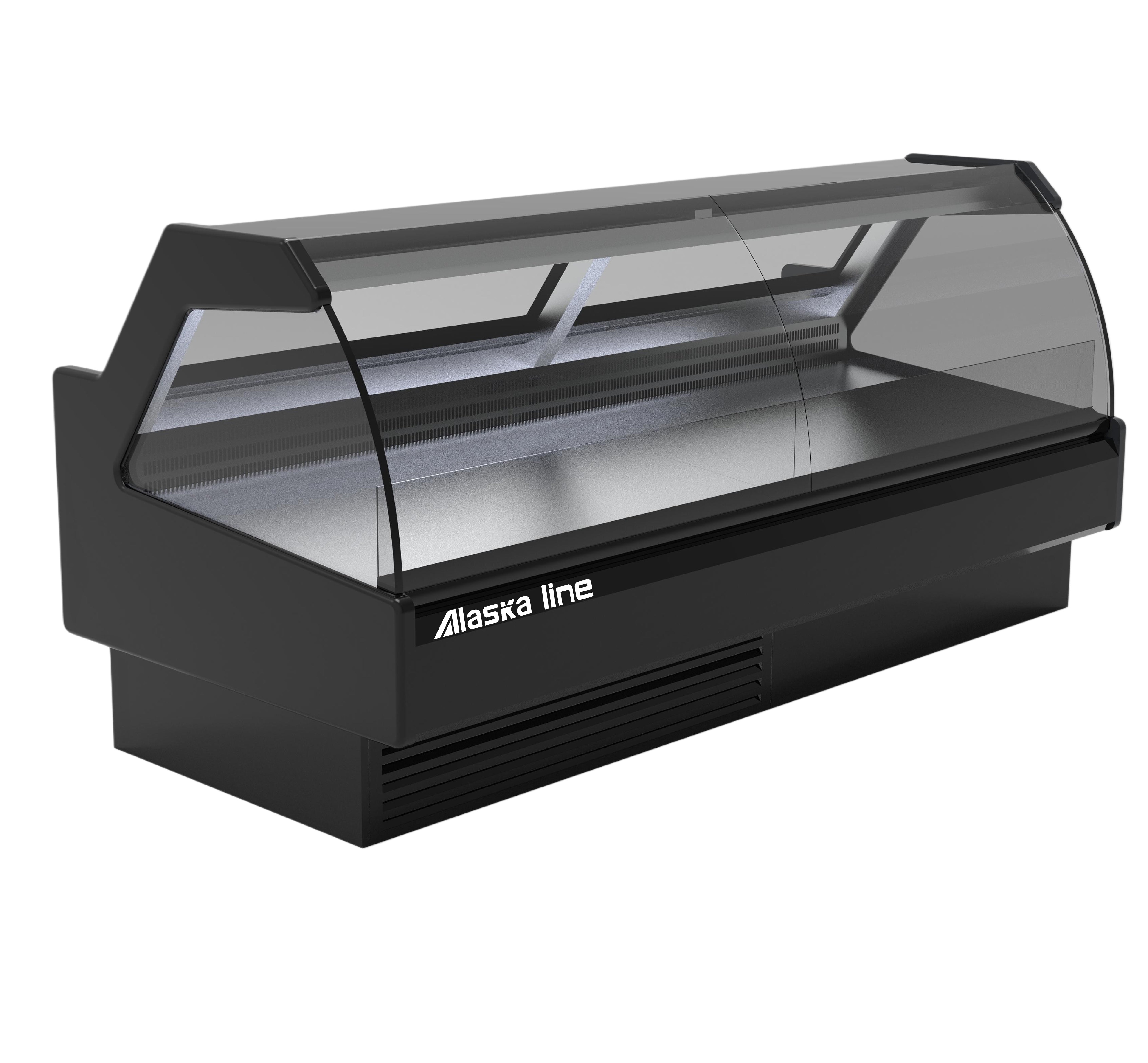 77'' Alaska-Line Gravity Cooling Meat/Deli Display Cooler Remote or Self-Contain Options HIT-44
