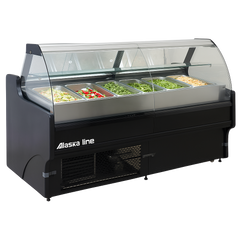 77'' Alaska-Line Salad Prep Table with Storage & GN Pan HIT-37