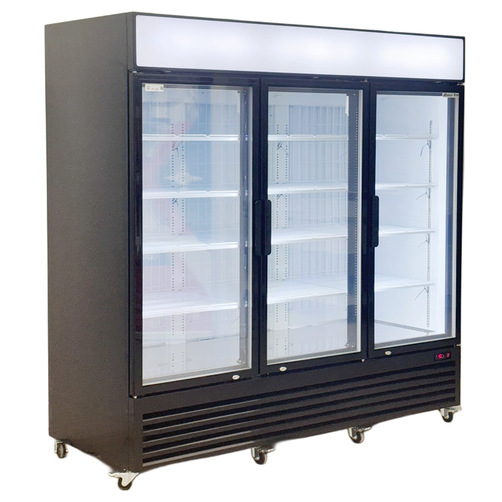78'' Alaska-Line Three Door Glass Freezer 54 Cu.Ft. HIT-807