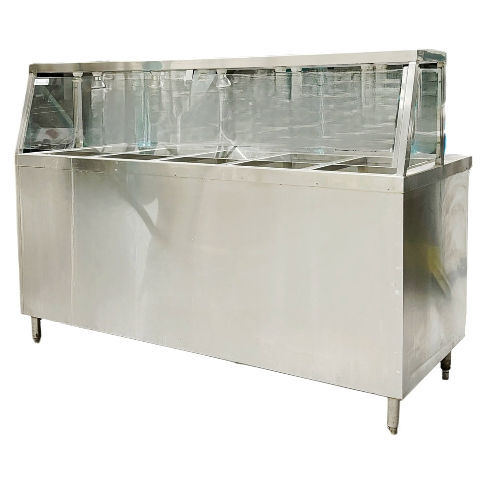 72" Steam Hot Buffet Table Used FOR02303