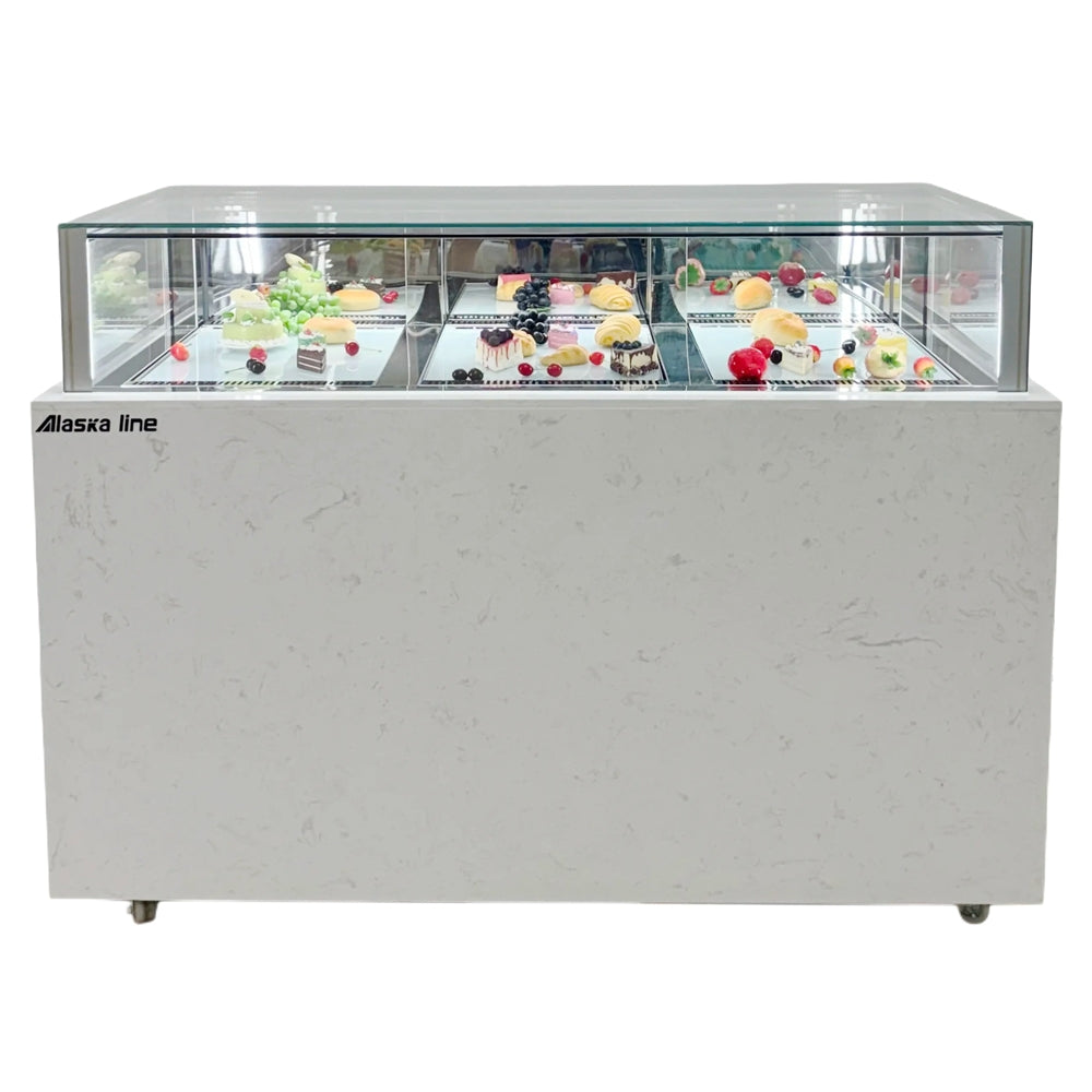 Alaska Line 59'' Chocolate Display Case HIT-418
