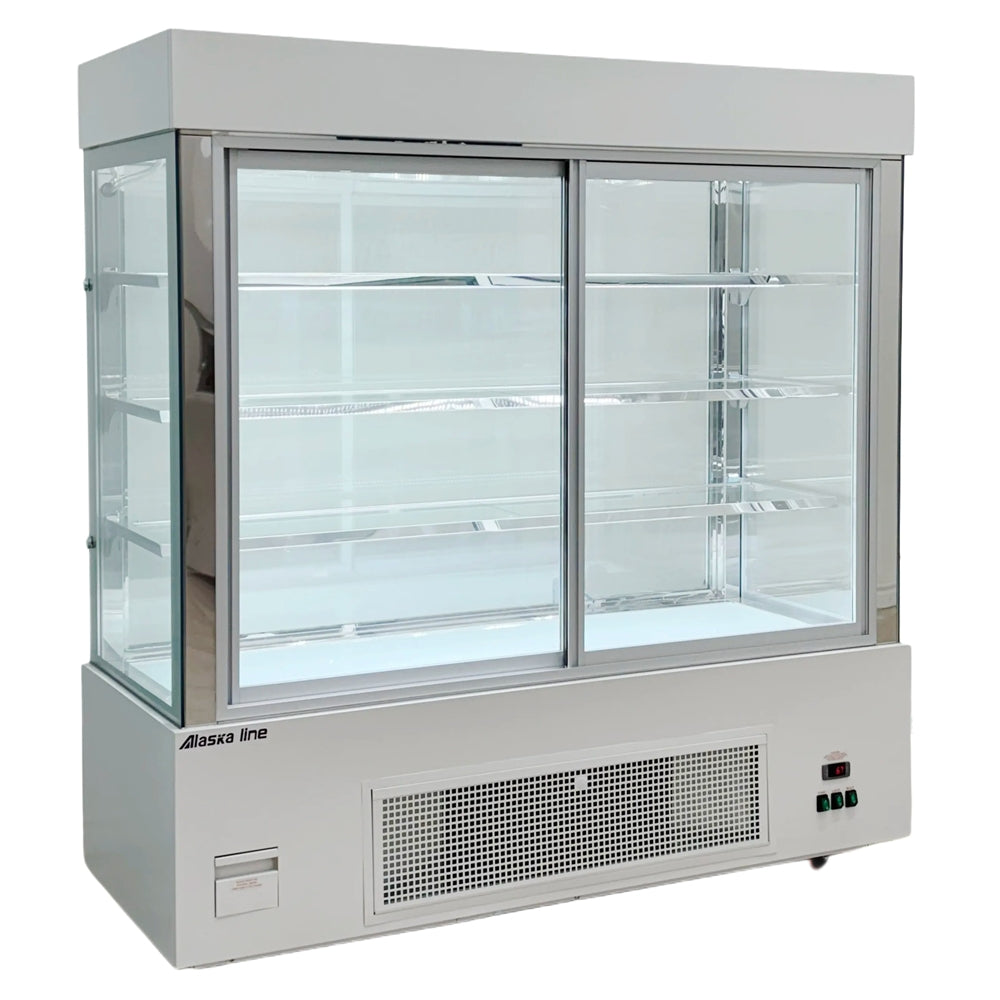 Alaska Line 59'' Sliding Glass Door Beverage/Pastry Showcase Refrigerator HIT-420