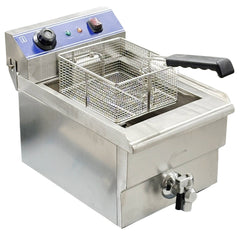 12" Countertop Electric Fryer with Valve EF-131V