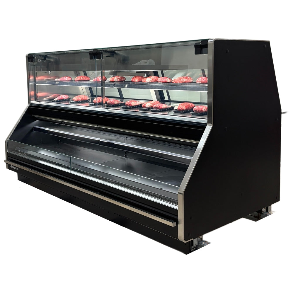 Alaska Line 102'' Remote Gravity Coil Meat Case Grab and Go Cooler HIT-1578