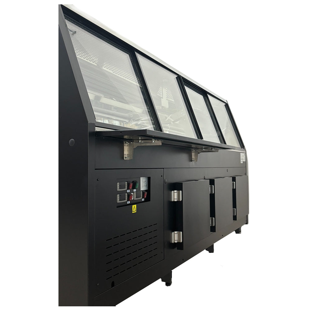 Alaska Line 102'' Remote Gravity Coil Meat Case Grab and Go Cooler HIT-1578