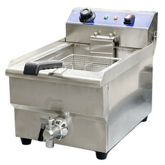 12" Countertop Electric Fryer with Valve EF-131V