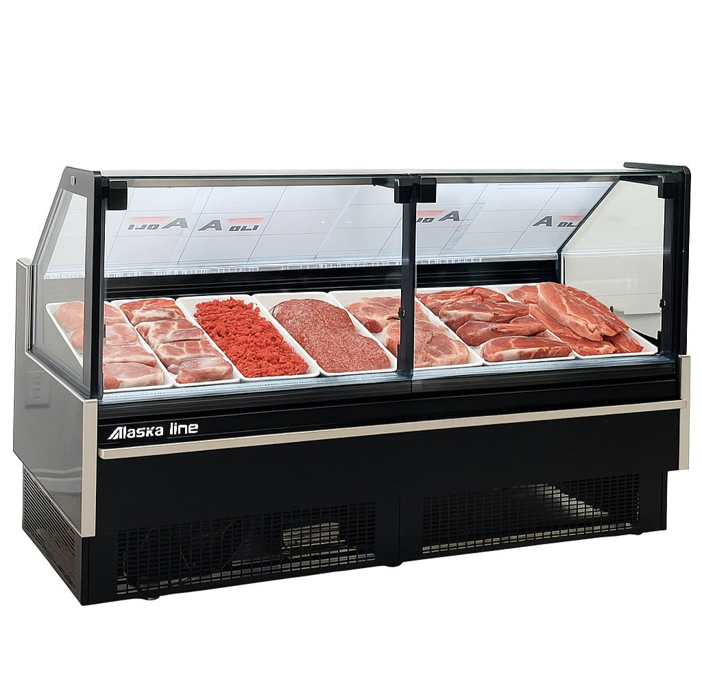 77'' Alaska-Line Slim Deli/Meat Square Glass Showcase HIT-38