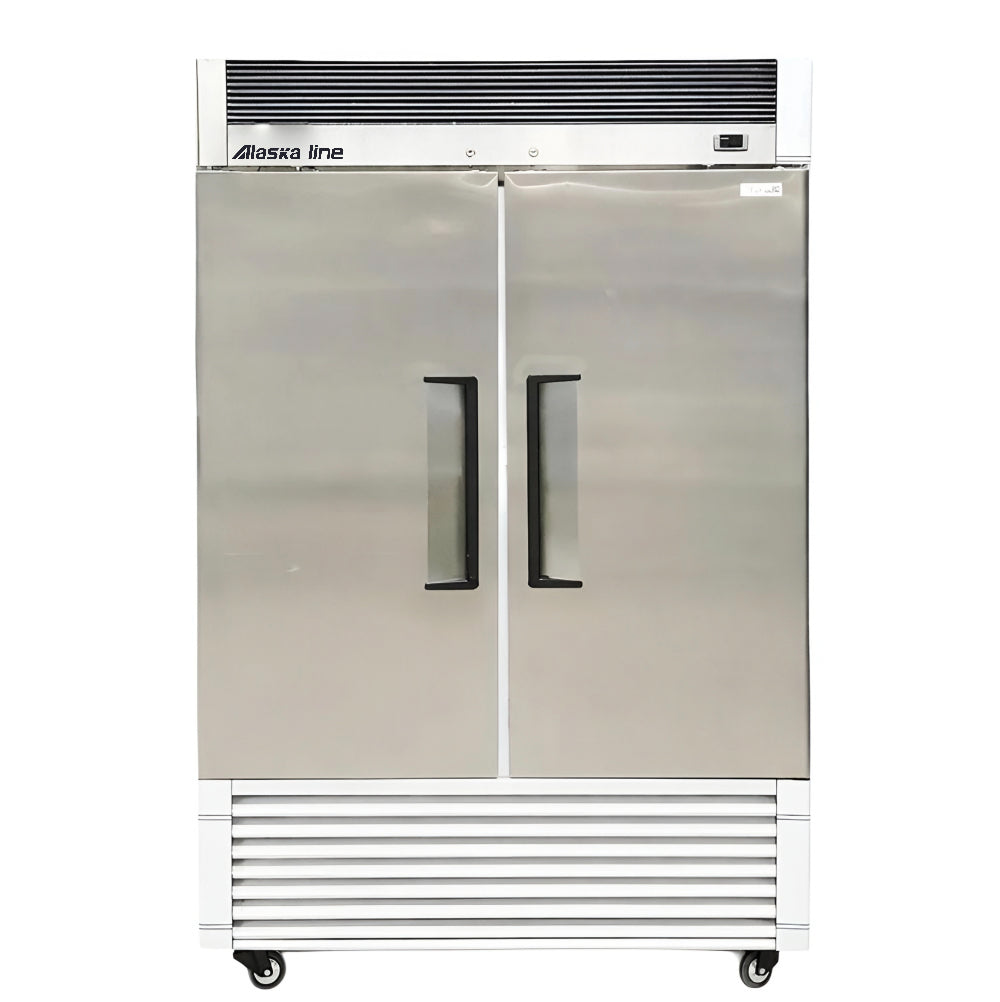 54'' Alaska-Line Reach in Double Solid Door Cooler 50 Cu.Ft., HIT-406