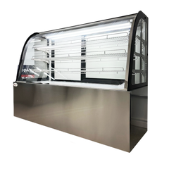 60'' CHEF Pastry Display Warmer Curved Glass HD-1503C