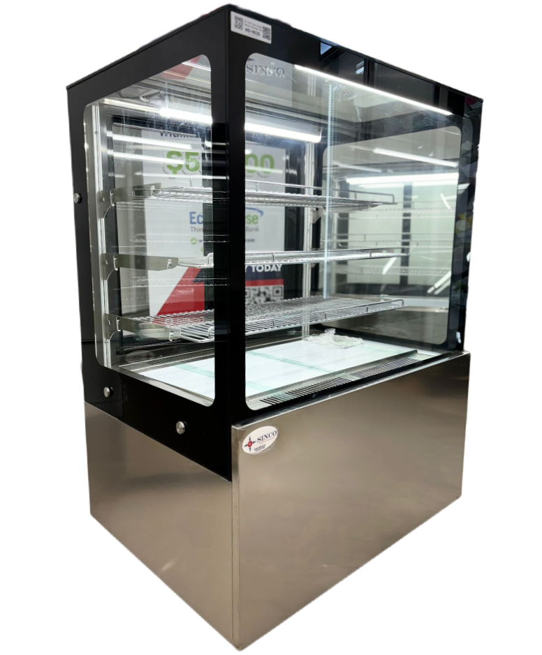 60'' CHEF Pastry Display Warmer Rectangle Glass HD-1503S