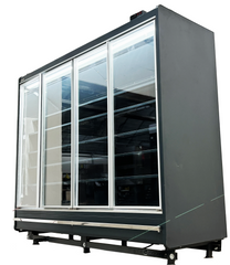 99'' Alaska-Line 4 Swing Glass Door Cooler HIT-500