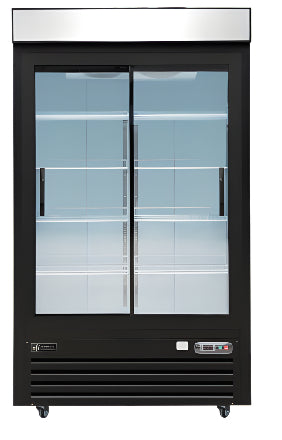 48''  EFI Dobule Glass Door Cooler 41.3 Cu.Ft., C2S-48GD