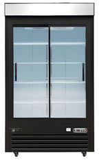 48''  EFI Dobule Glass Door Cooler 41.3 Cu.Ft., C2S-48GD