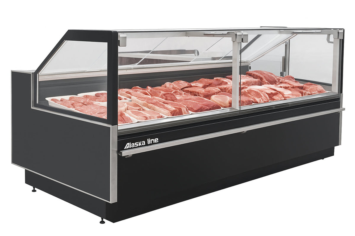 77'' Alaska-Line Slim Deli/Meat Square Glass Showcase HIT-38