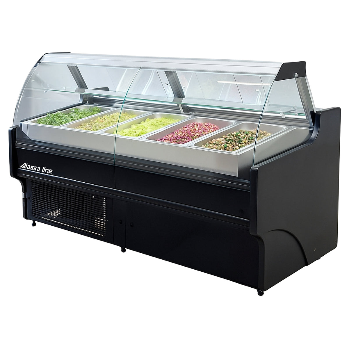 77'' Alaska-Line Salad Prep Table with Storage & GN Pan HIT-37