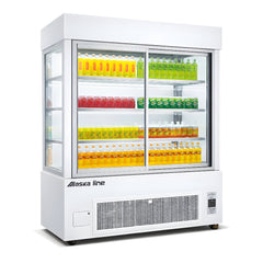 Alaska Line 59'' Sliding Glass Door Beverage/Pastry Showcase Refrigerator HIT-420