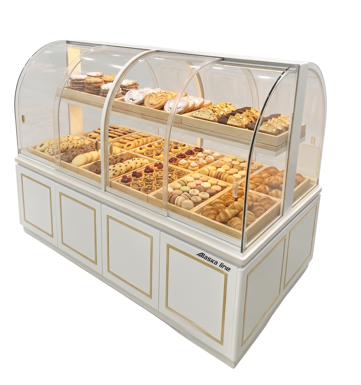Alaska Line 55'' Pastry Dry Display Case HIT-01B
