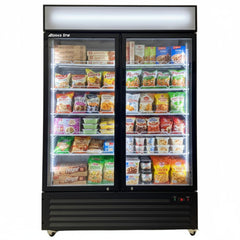 54'' Alaska Line Glass Double Door Freezer HIT-424
