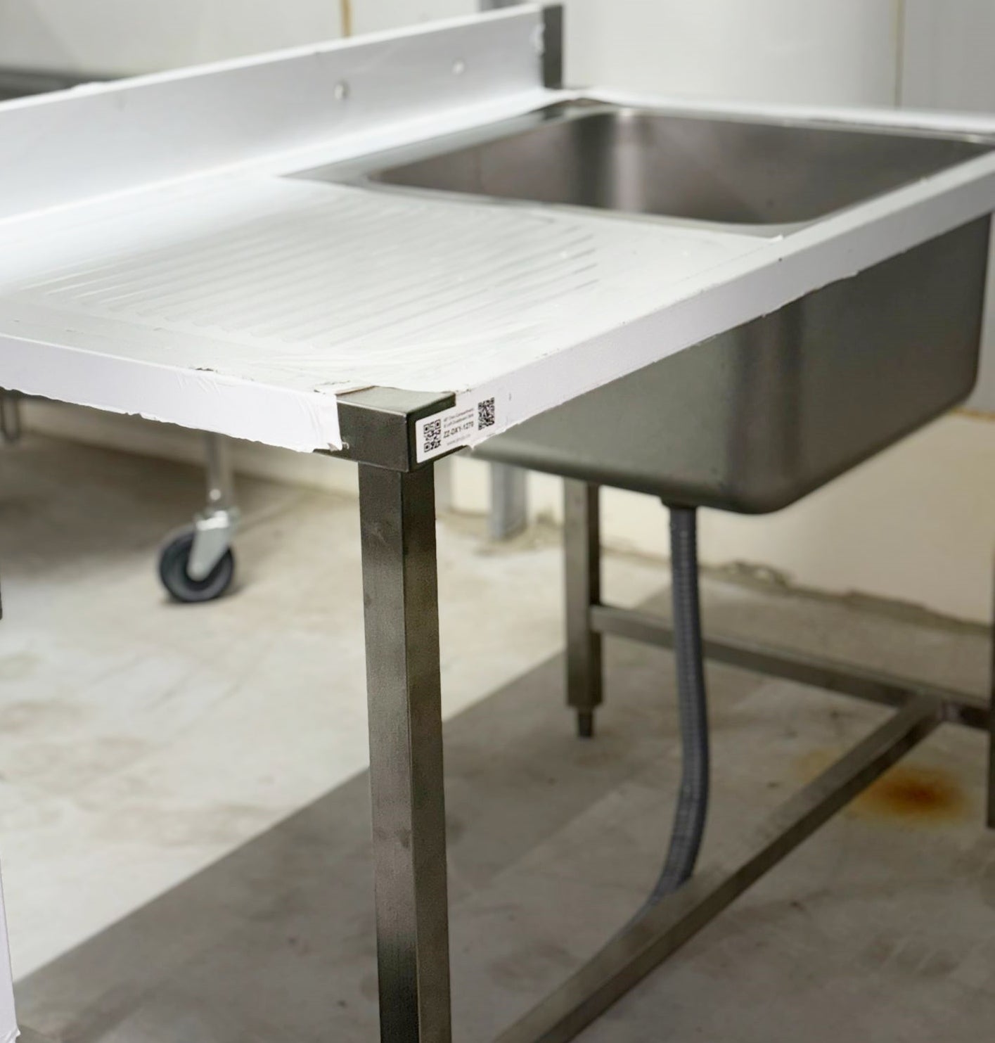 48'' Stainless Steel One Compartment & Left Drainboard Sink ZZ-DXY-1270