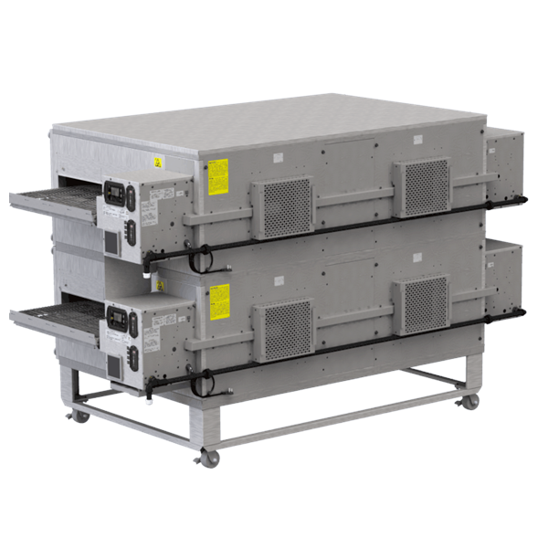 45'' XLT Double Deck Natural Gas Pizza Conveyor Oven XLT4455-1B-2