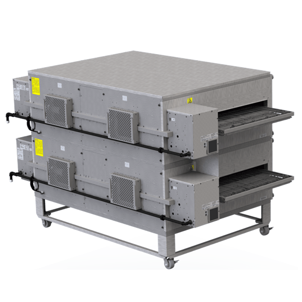 38'' XLT Double Deck Natural Gas Pizza Conveyor Oven XLT3870-2B-2