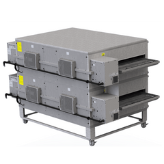 38'' XLT Double Deck Natural Gas Pizza Conveyor Oven XLT3870-2B-2