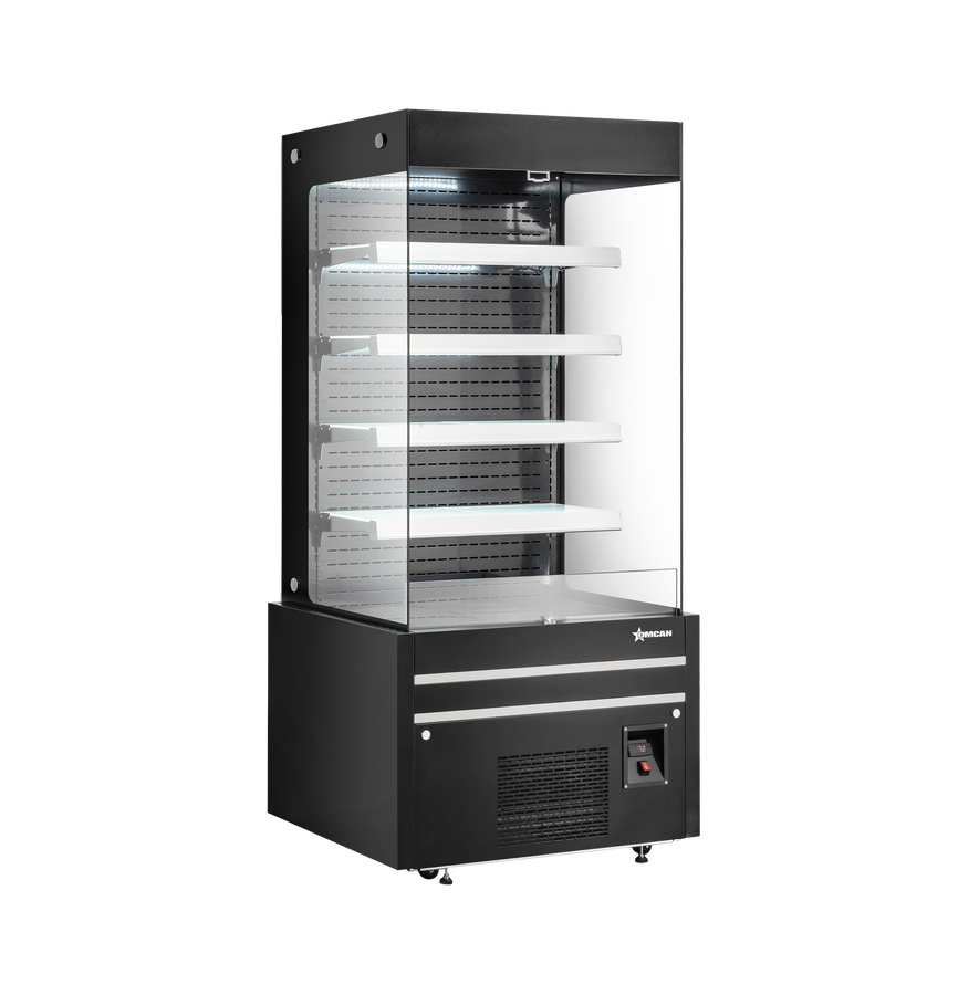 36” Grab-and-Go Black Open Front Refrigerated Showcase 19.77 cu.ft. (560 L) 48377