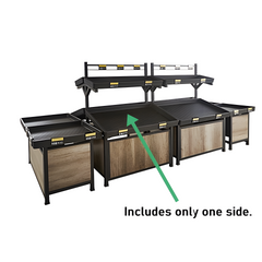 46'' Plastic Tray Single Side Fruit & Vegetable Rack HBR-3088