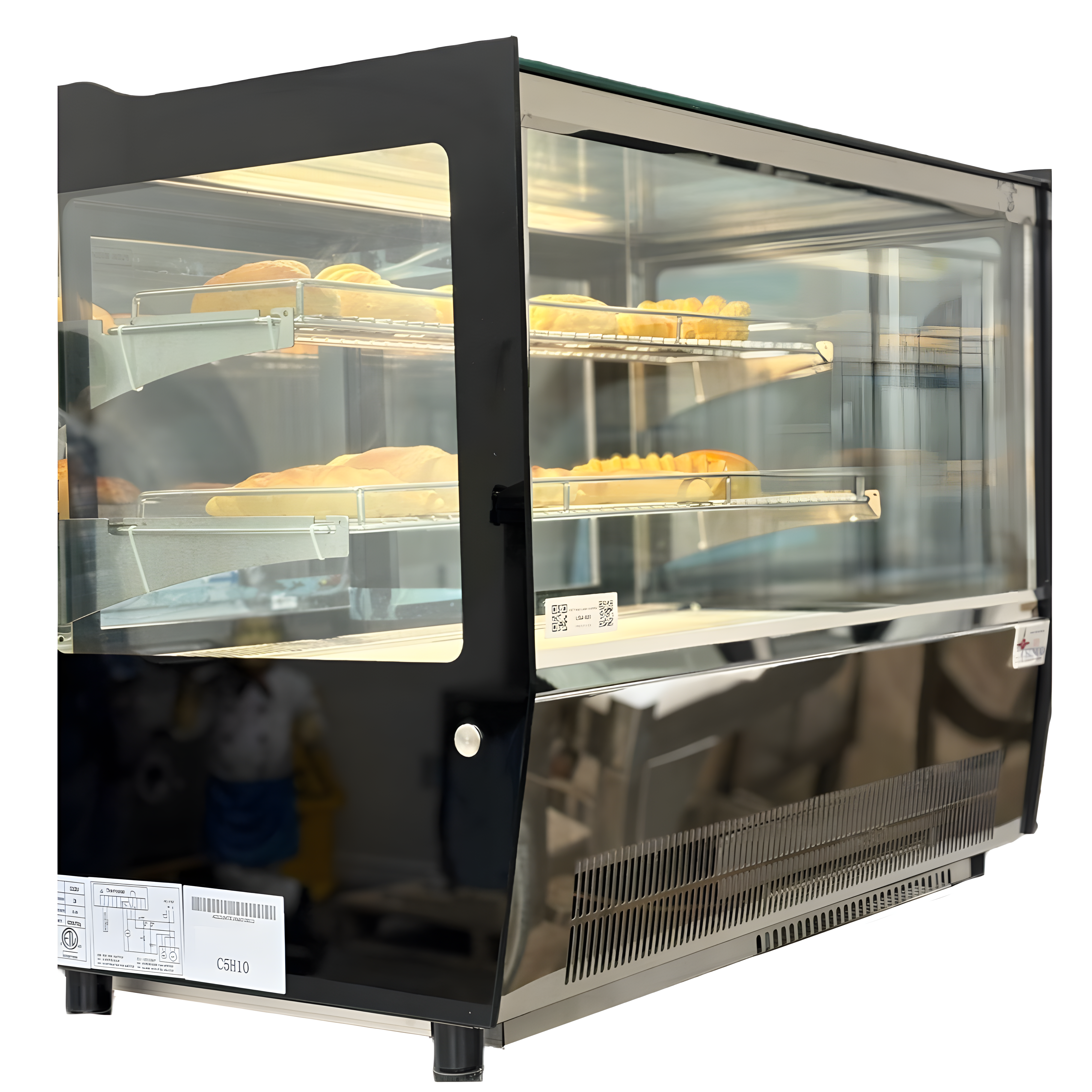 36'' CHEF Refrigerated Countertop Display Case Rectangle - LISA-90R