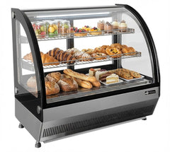 28″ EFI Curved Glass Countertop Display Refrigerator 3.5 Cu.Ft - CGCM-CT-2726