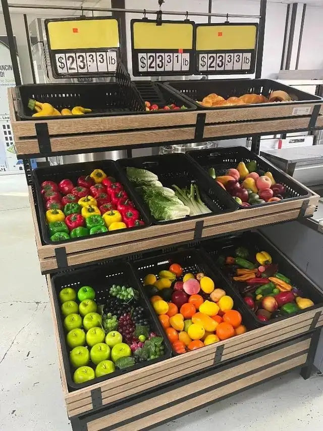 49" Double Side Vegetable & Fruit Rack HBR-3000