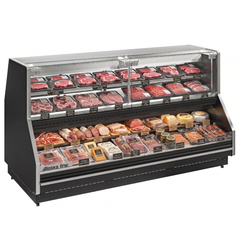 Alaska Line 102'' Remote Gravity Coil Meat Case Grab and Go Cooler HIT-1578