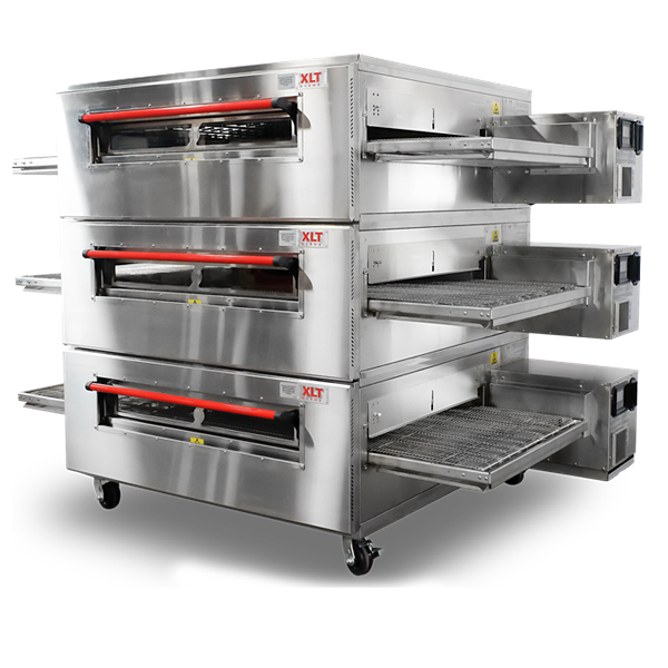 23'' XLT Triple Deck Natural Gas Pizza Conveyor Oven XLT-2336-3