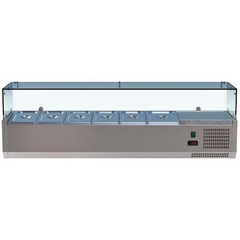 60" CHEF Refrigerated Countertop Topping Rail VRXH-1500/380