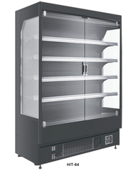 39.3'' Alaska Line Double Glass Door Cooler 15.5 Cu.Ft. Capacity, HIT-63