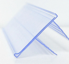 36'' Price Tag Clear Label Strip Price Tag Clear For HD Model Gondola HD-0