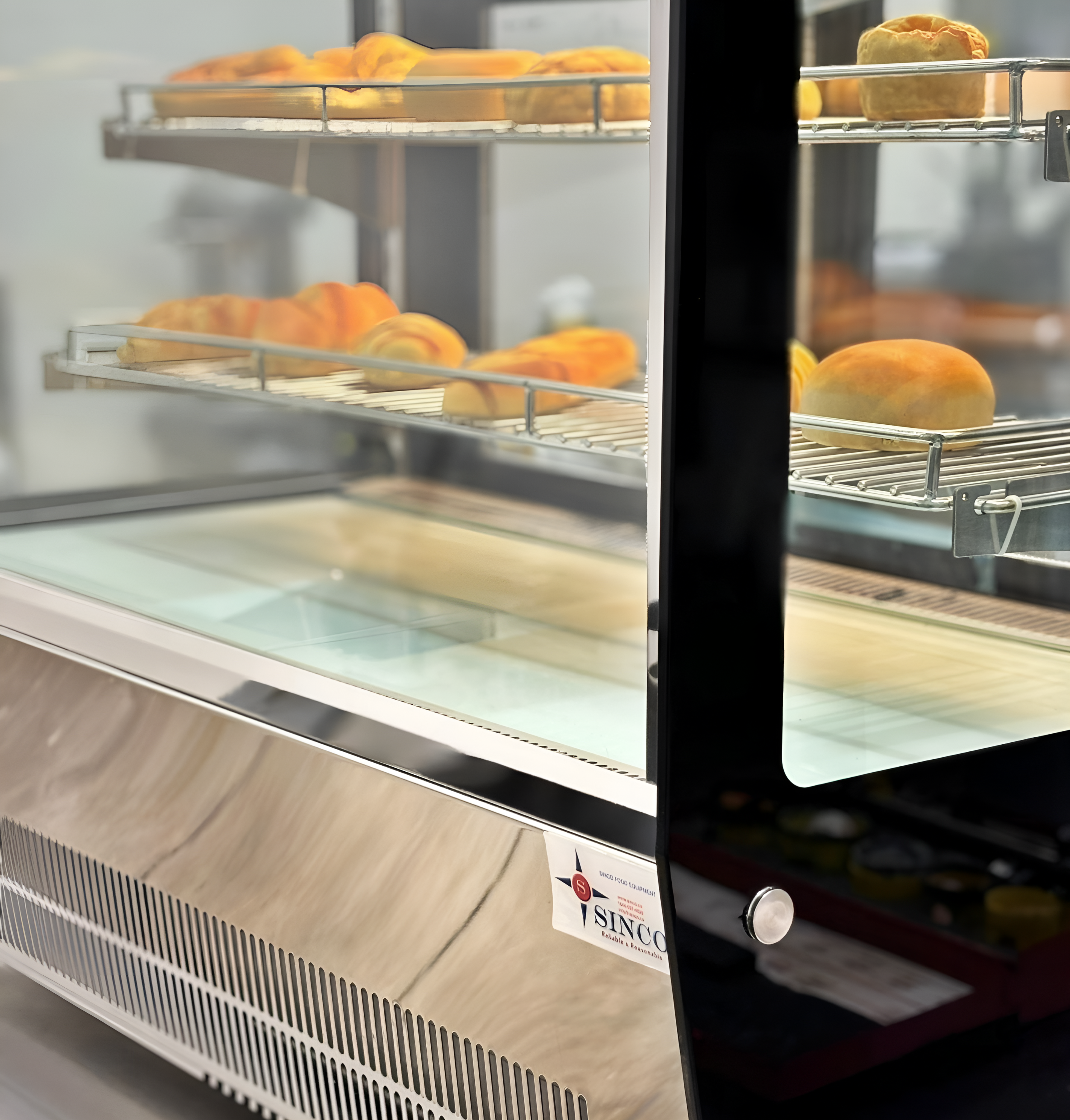 48'' CHEF Refrigerated Countertop Display Case Rectangle -  LISA-120R